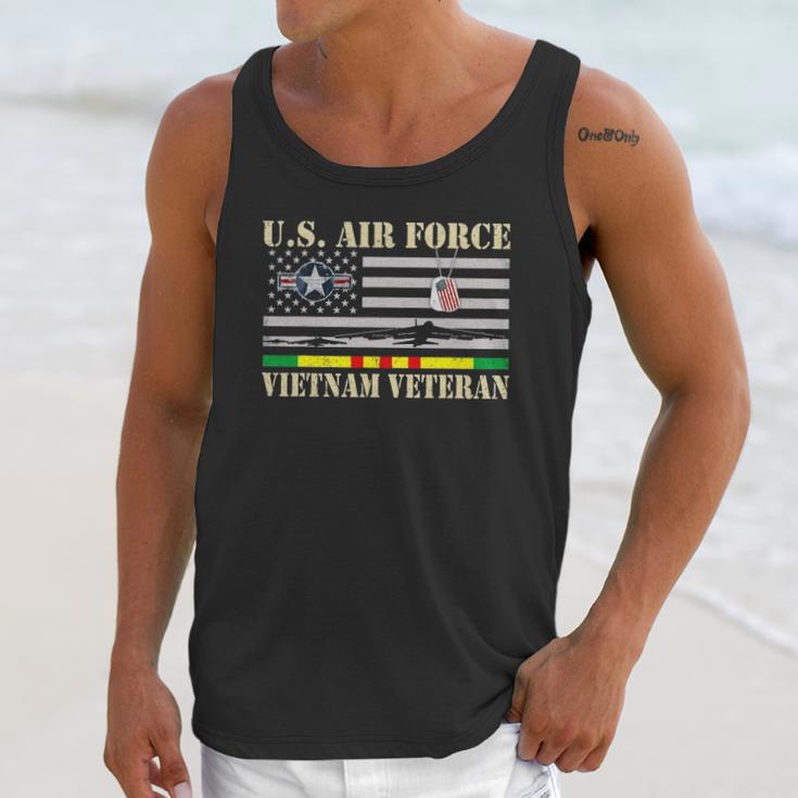 Men Us Air Force Vietnam Veteran Usaf Veterans Day Flag Men Tank Top