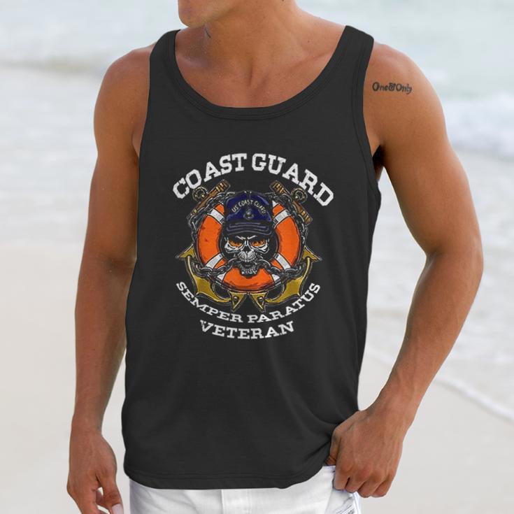 Us Coast Guard Veteran Uscg Semper Paratus Gift Men Tank Top