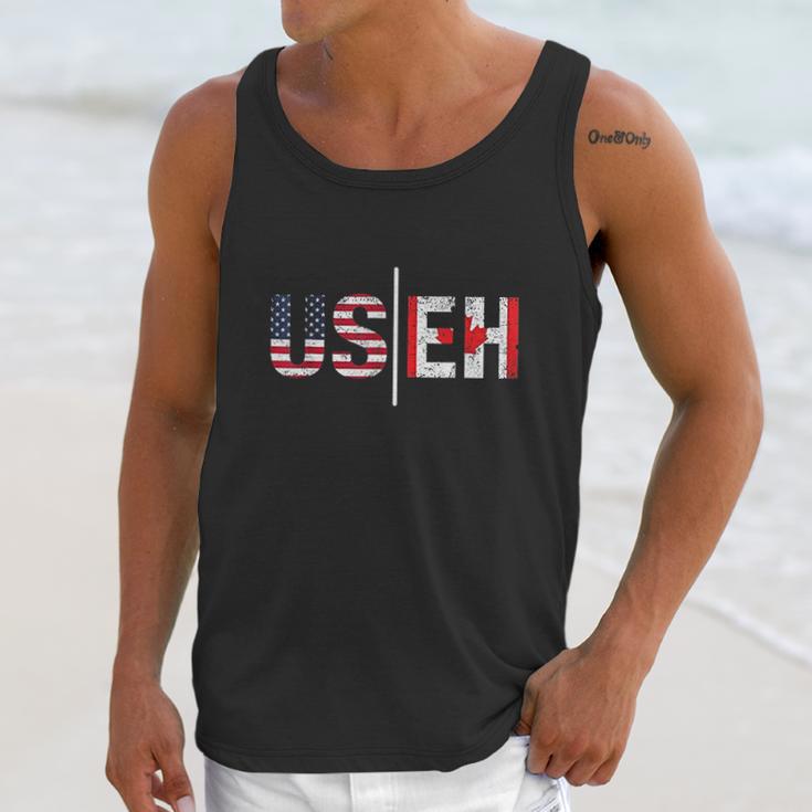 Useh Us Eh Usa Flag Pride Canadian Canada Men Tank Top