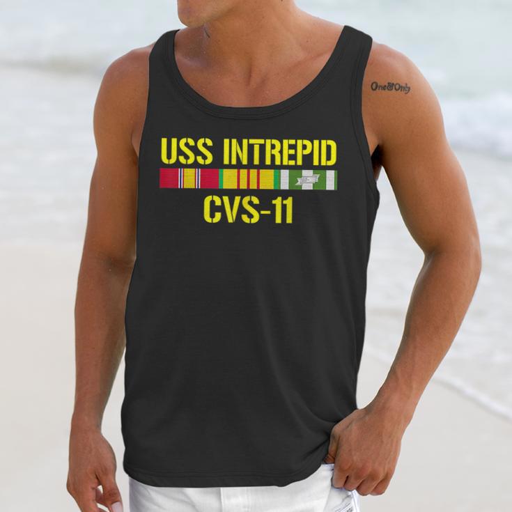 Uss Intrepid Cvs-11 Vietnam Veteran Memorial Day Men Tank Top