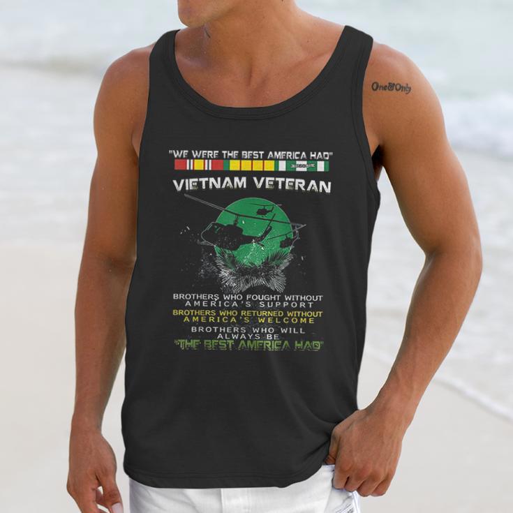 Vietnam Veteran We Were America Had Proud Veteran Men Tank Top