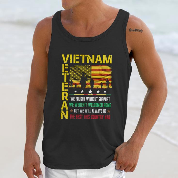 Vietnam Veteran We Fought Without Support We Weren’T Welcome Graphic Design Printed Casual Daily Basic Men Tank Top