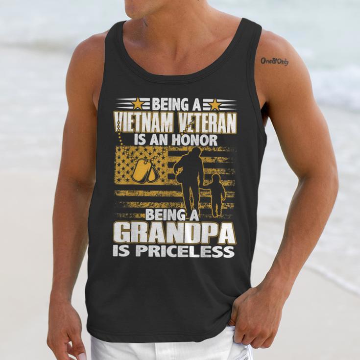 Mens Being Vietnam Veteran Is An Honor Grandpa Is Priceless Men Tank Top