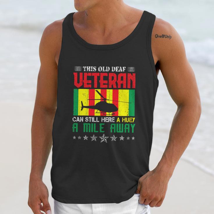 Vietnam Veteran Uh1 Huey Helicopter Graphic Design Printed Casual Daily Basic Men Tank Top