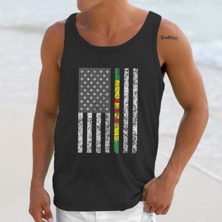 Vietnam Veteran Us Flag Vietnam Service Ribbon Graphic Design Printed Casual Daily Basic Men Tank Top