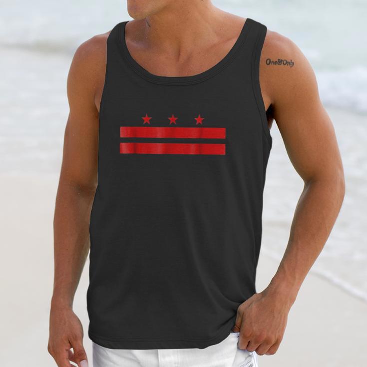 Washington Dc District Of Columbia Flag Men Tank Top