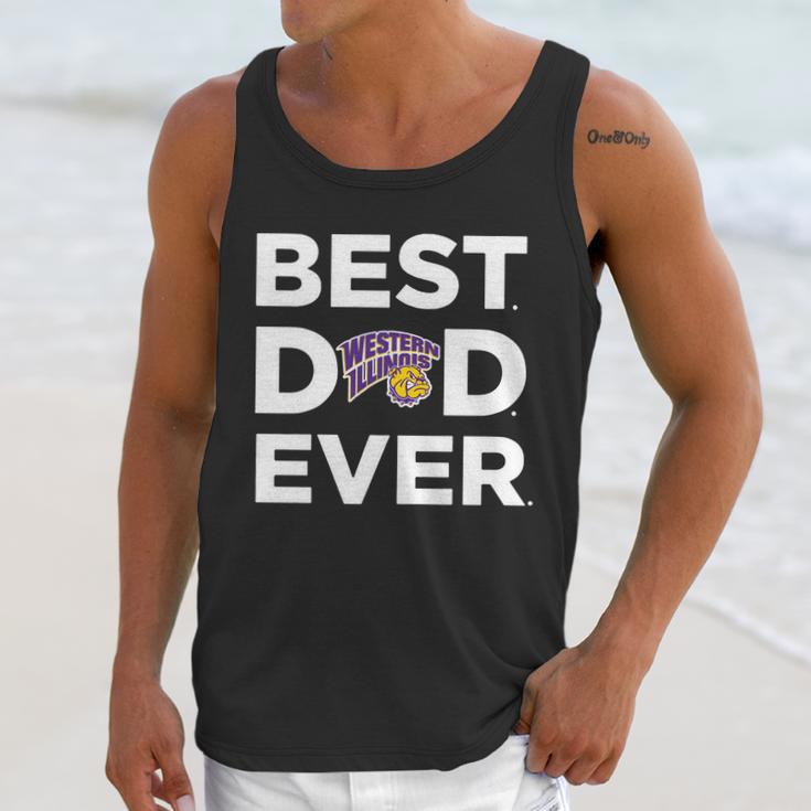 Western Illinois Leathernecks_Best Dad Ever Men Tank Top