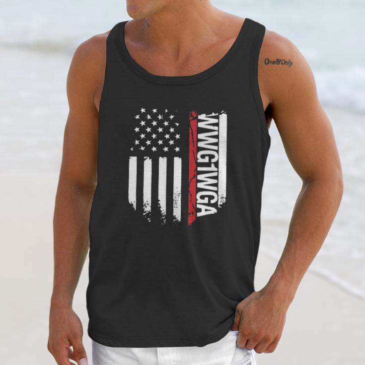 Wwg1wga American Flag Men Tank Top