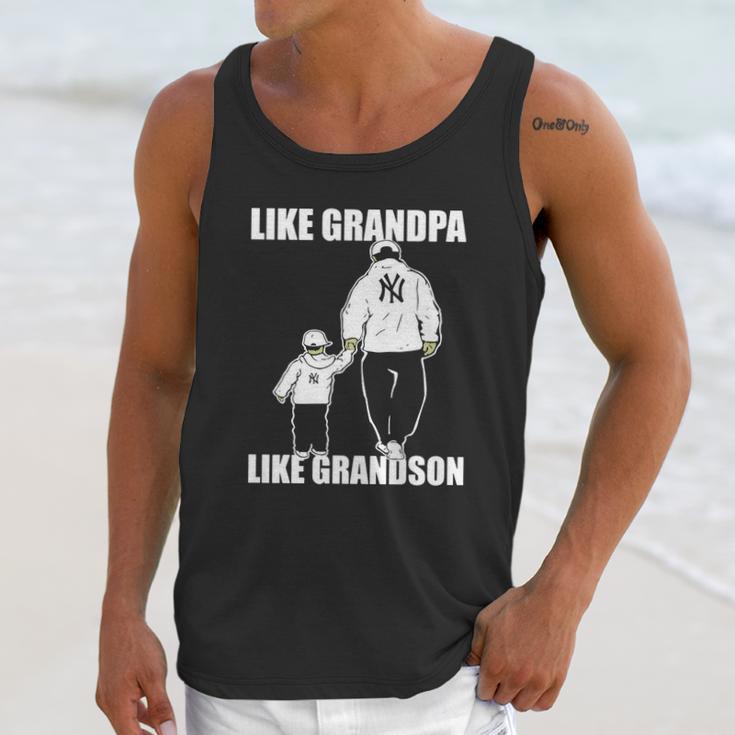 Yankees Like Grandpa Like Grandson Tshirt Men Tank Top