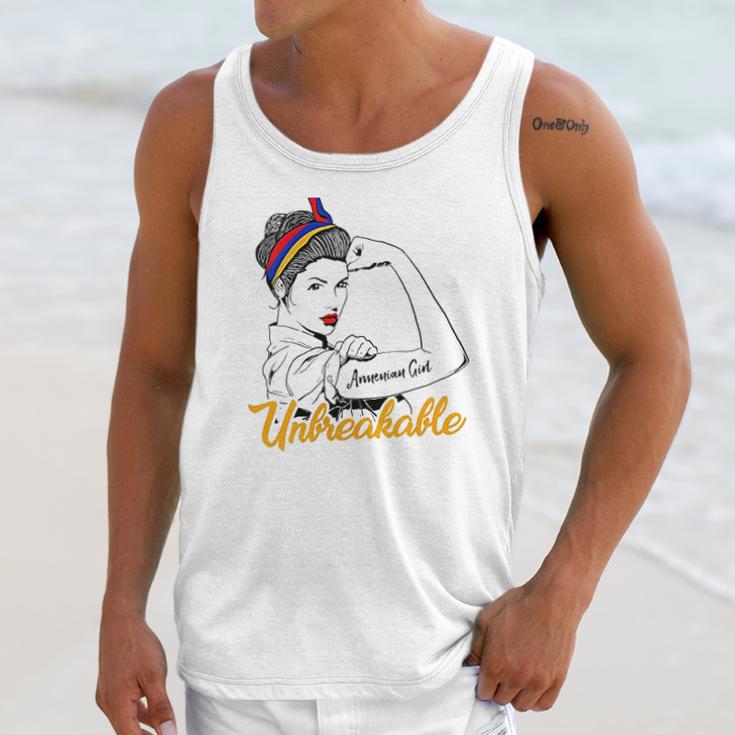 Armenia Flag Unreakable Men Tank Top