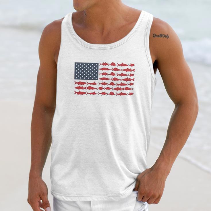 Columbia Pfg Finatic Us Flag Men Tank Top