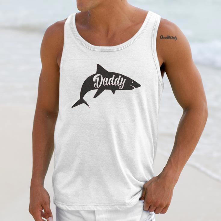 Daddy Shark Cute Funny Family Cool Best Dad Vacation Men Tank Top