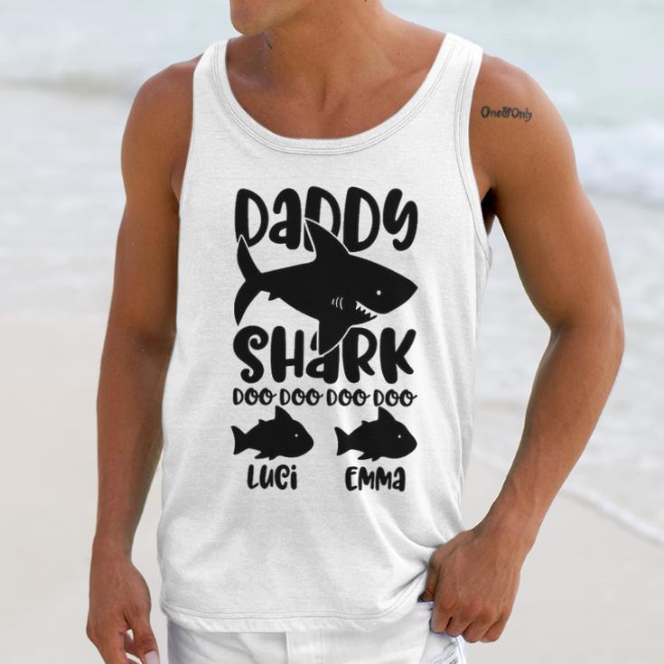 Daddy Shark Name Men Tank Top