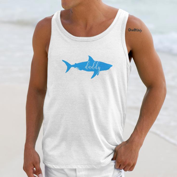 Mens Daddy Shark Short Sleeve Top Men Tank Top