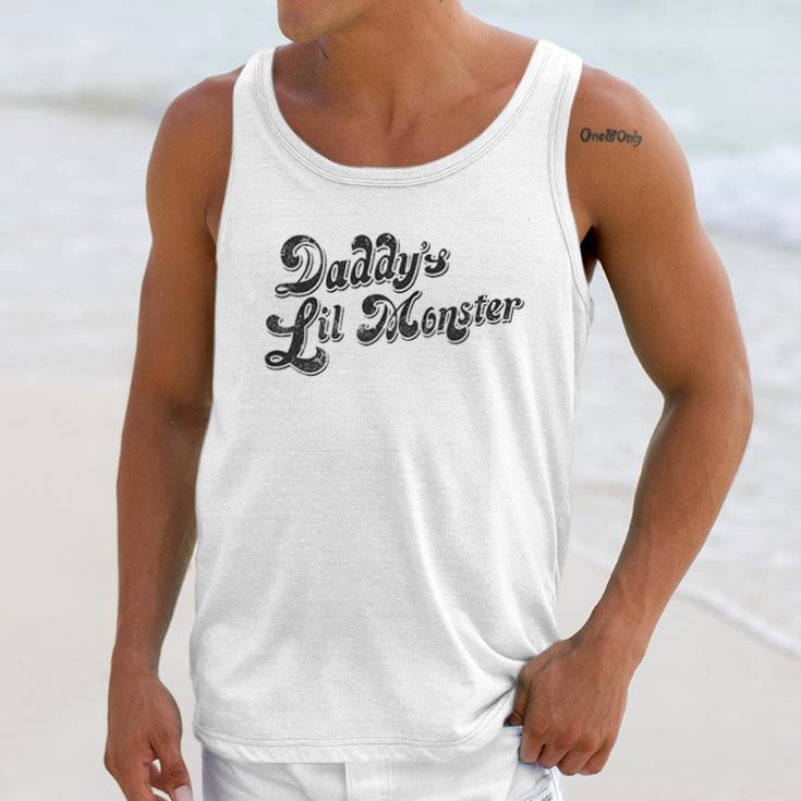 Daddys Lil Monster Gift Dad Birthday Gifts Men Tank Top