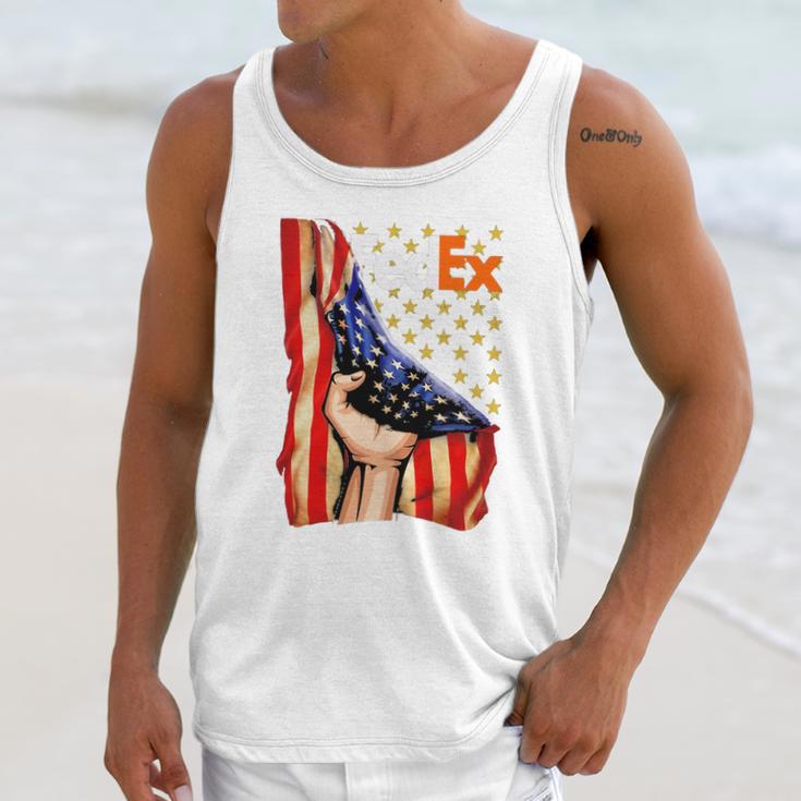 Fedex And American Flag Independence Day Men Tank Top