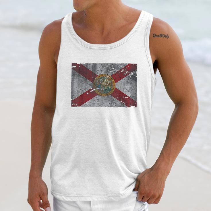 Florida Flag Vintage Fade Men Tank Top