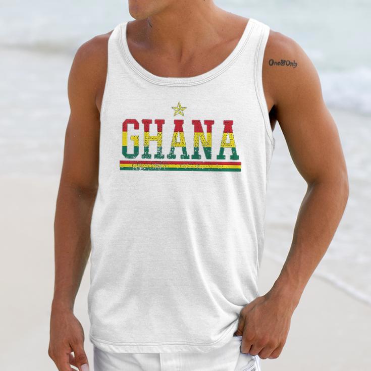 Ghana Country Flag Ghanaian Pride Men Tank Top