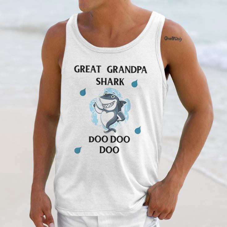 Great Grandpa Gift Shark Doo Doo Doo Men Tank Top