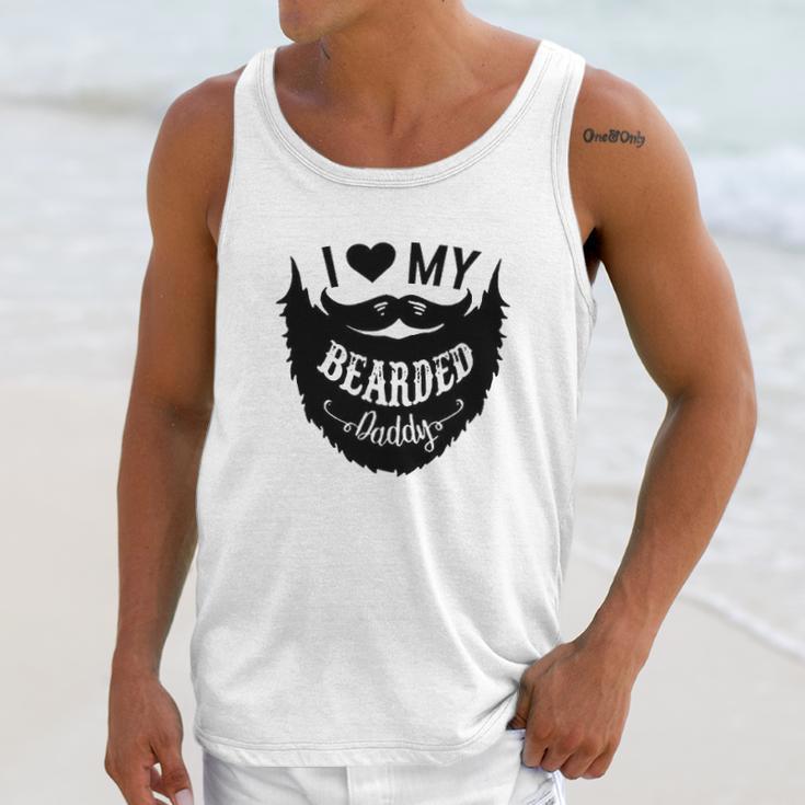 I Love My Bearded Daddy Funny Gift Idea Baby Creeper Boys Girls Men Tank Top