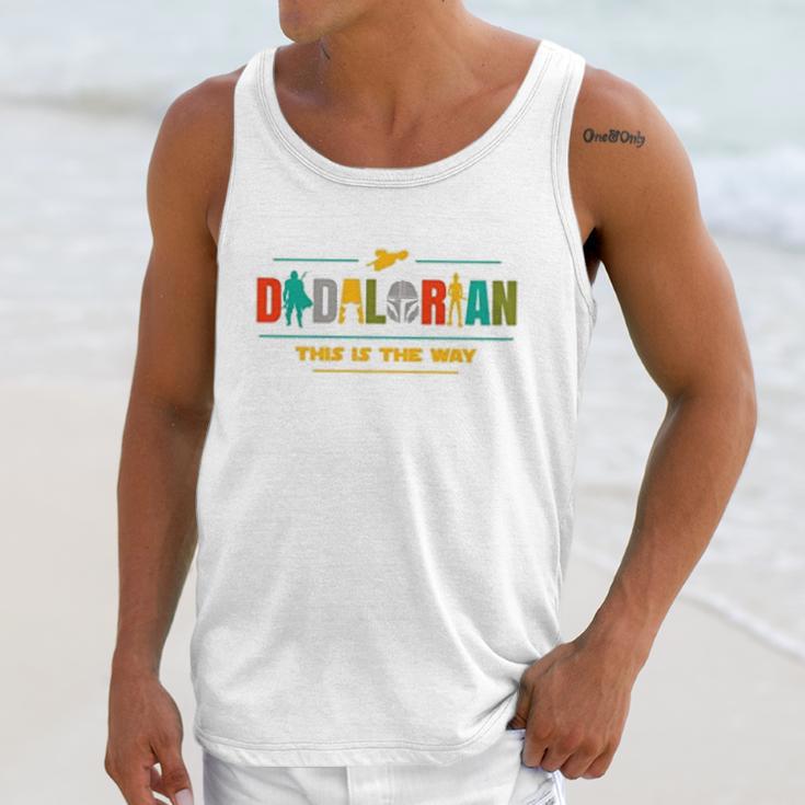 The Mandalorian Dadalorian This Is The Way Men Tank Top