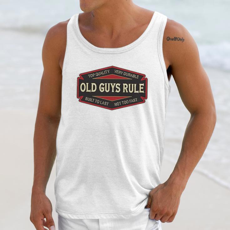 Old Guys Rule Built To Last Gravel Men Tank Top