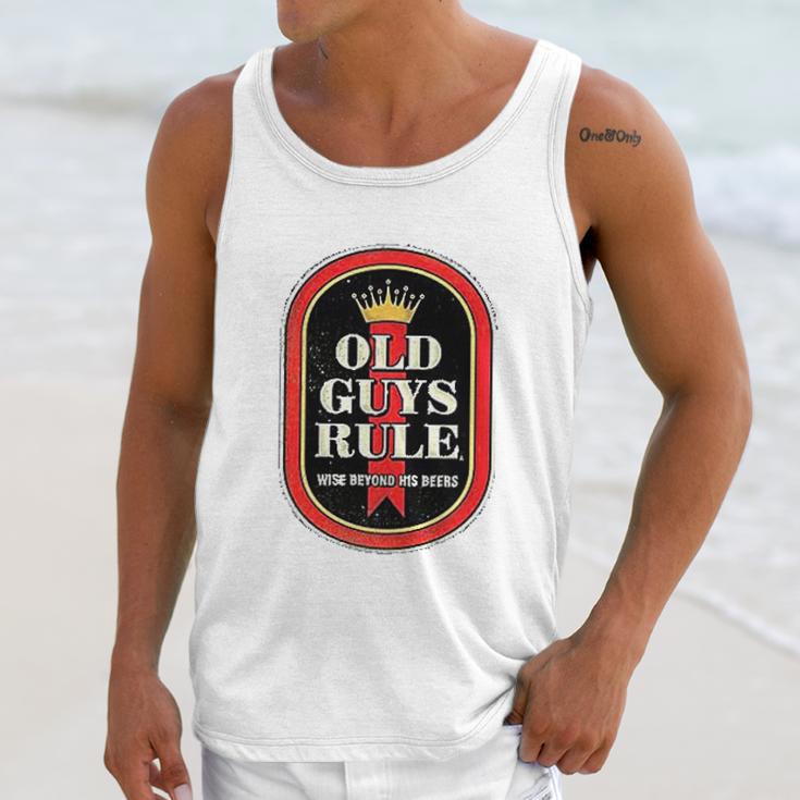 Old Guys Rule Wise Man Men Tank Top