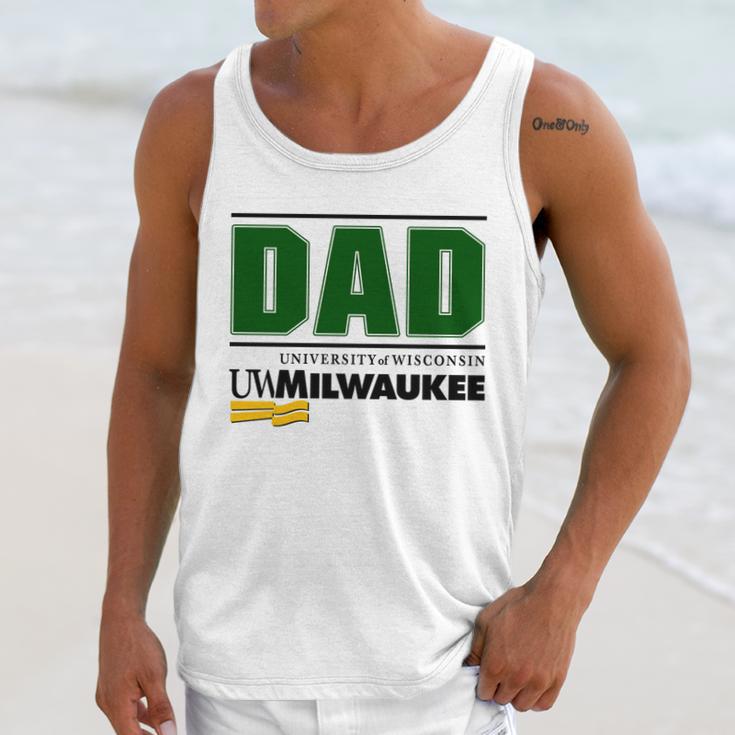 University Of Wisconsin Milwaukee Proud Dad Parents Day 2020 Men Tank Top