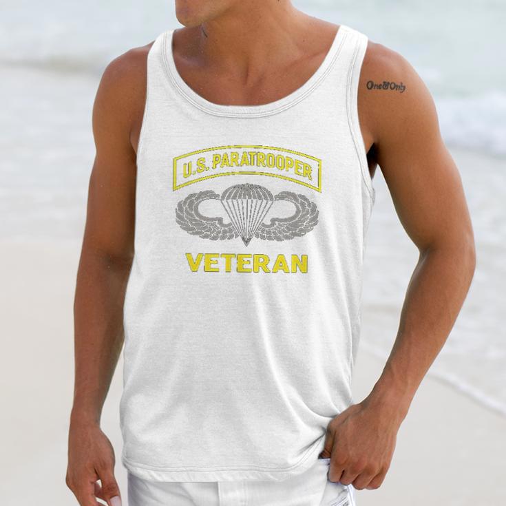 Us Paratrooper Airborne Division Army Veteran Men Tank Top