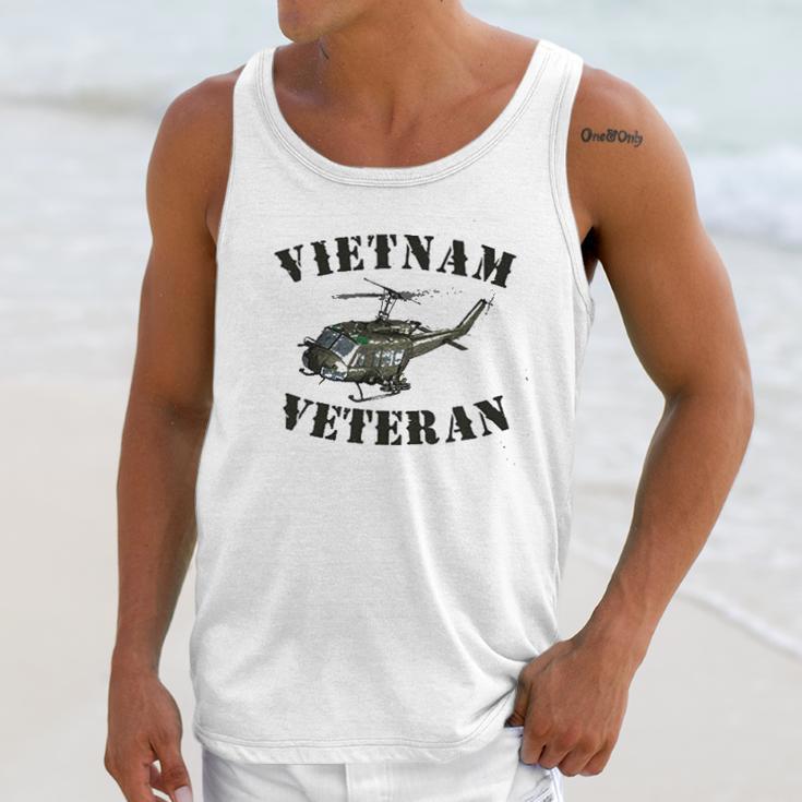 Vietnam Veteran With Huey Graphic Performance Men Tank Top