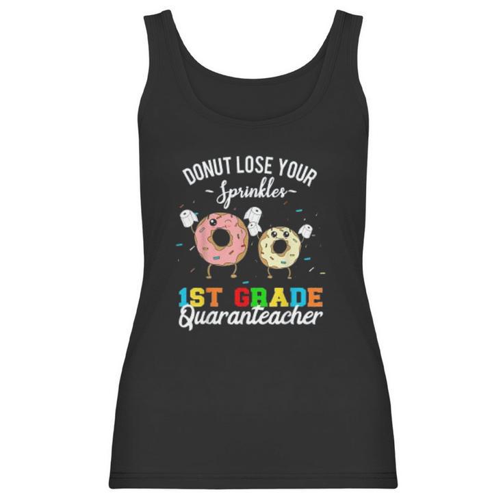 1St Grade Teacher Social Distancing Women Tank Top