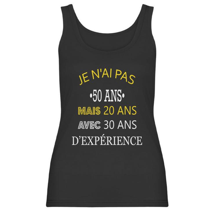 50 Years Birthday Gift For Humour Je Nai Pas 50 Women Tank Top