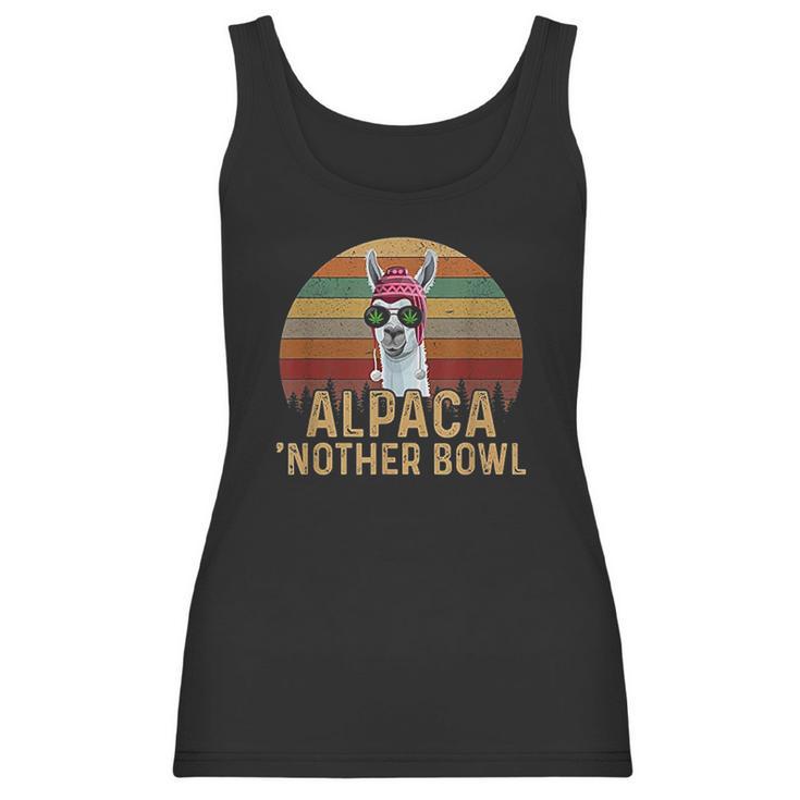 Alpaca Nother Bowl Funny Marijuana Women Tank Top