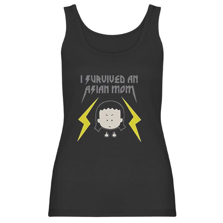 Angry Little Asian Girl I Survived An Asian Mom Women Tank Top