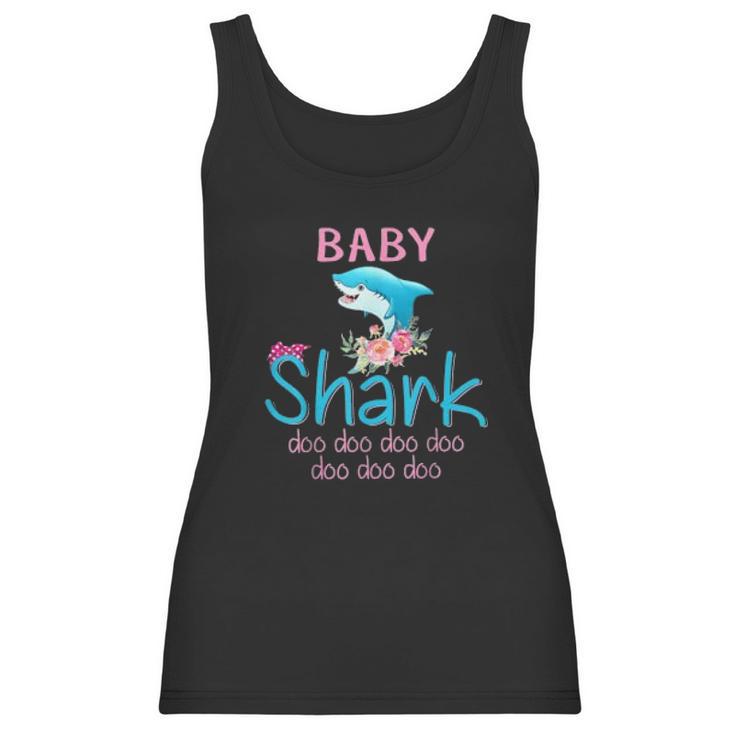 Baby Shark Doo Doo Doo Floral Women Tank Top