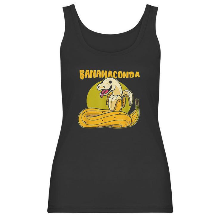 Bananaconda Anaconda Python Cute Snake With Banana Pyjama Women Tank Top