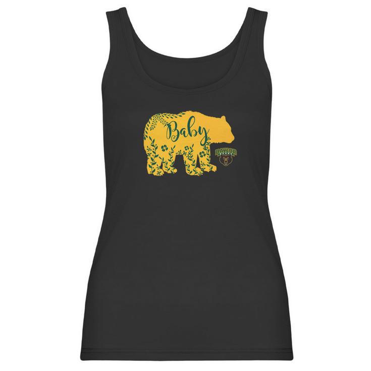 Baylor Bears Baby Bear Floral Apparel Women Tank Top