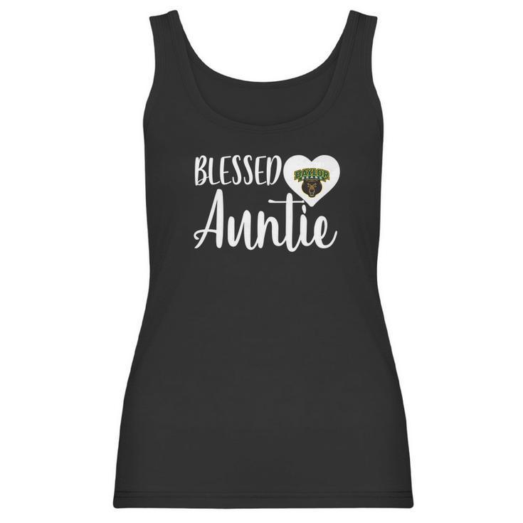 Baylor Bears Blessed Auntie  Apparel Women Tank Top