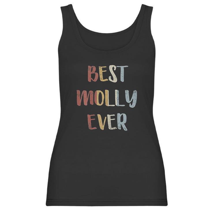 Womens Best Molly Ever Retro Name Gift Women Tank Top