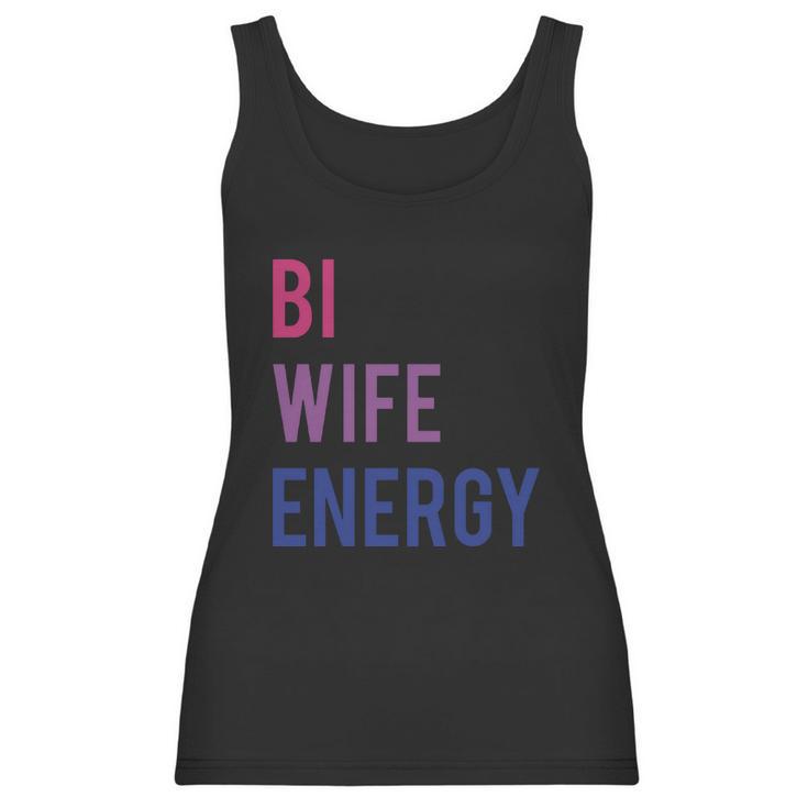 Bi Wife Energy Lgbtq Support Lgbt Lover Wife Lover Respect Women Tank Top