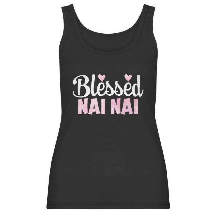 Blessed Nai Nai Cool Gift Funny Gift For Chinese Grandma Women Tank Top