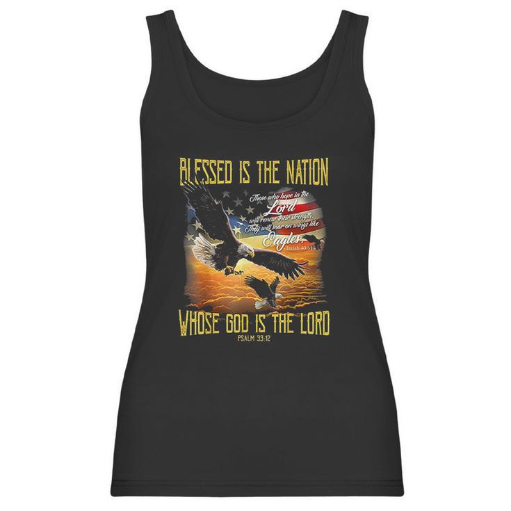 Blessed Is The Nation Whose God Is The Lord Women Tank Top