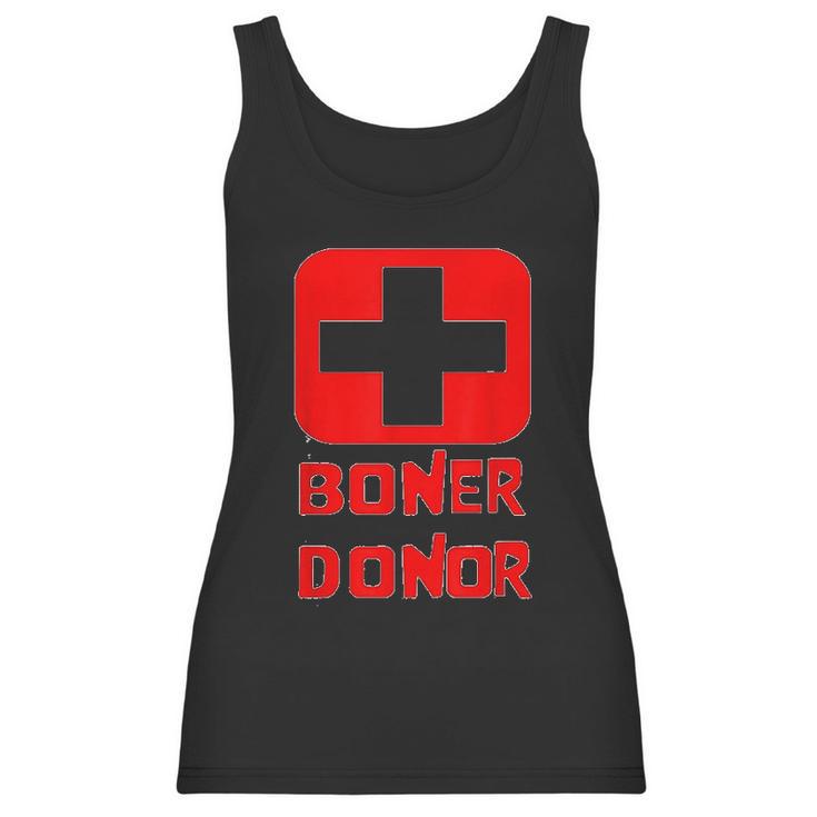 Boner Donor Doner Funny Halloween Inappropriate Mom Women Tank Top