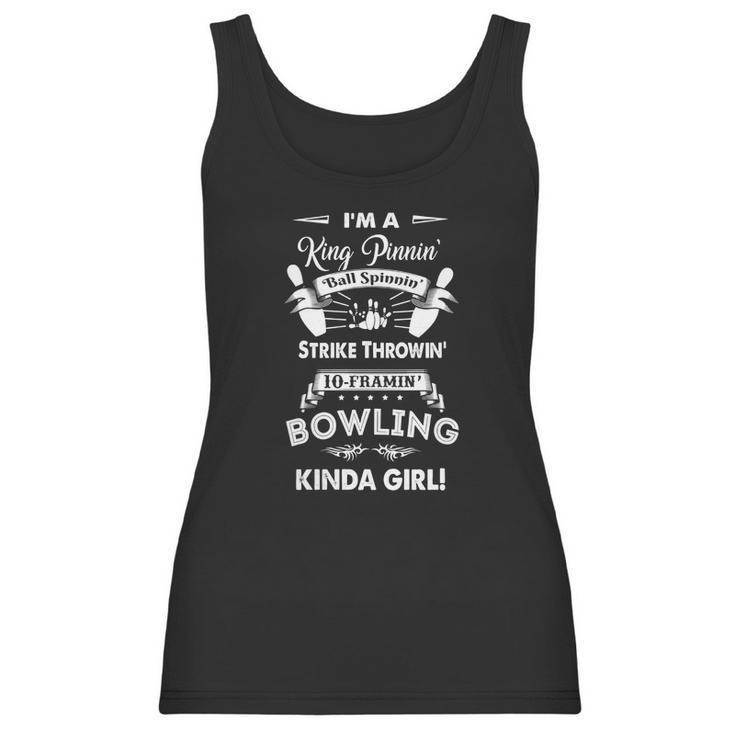 Bowling Kinda Girl Women Tank Top