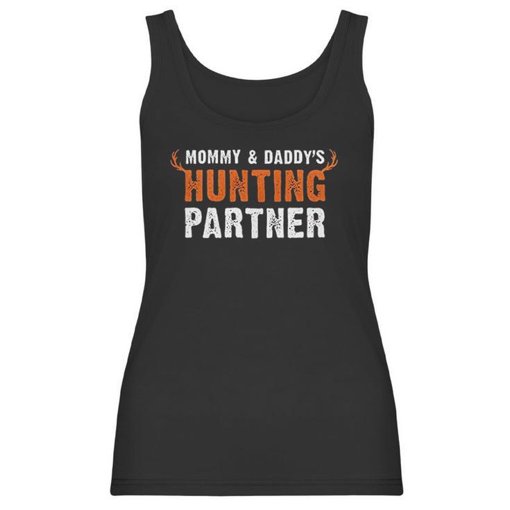 Brisco Brands Mommy And Daddy Hunting Partner Newborn Baby Boy Girl Romper Women Tank Top