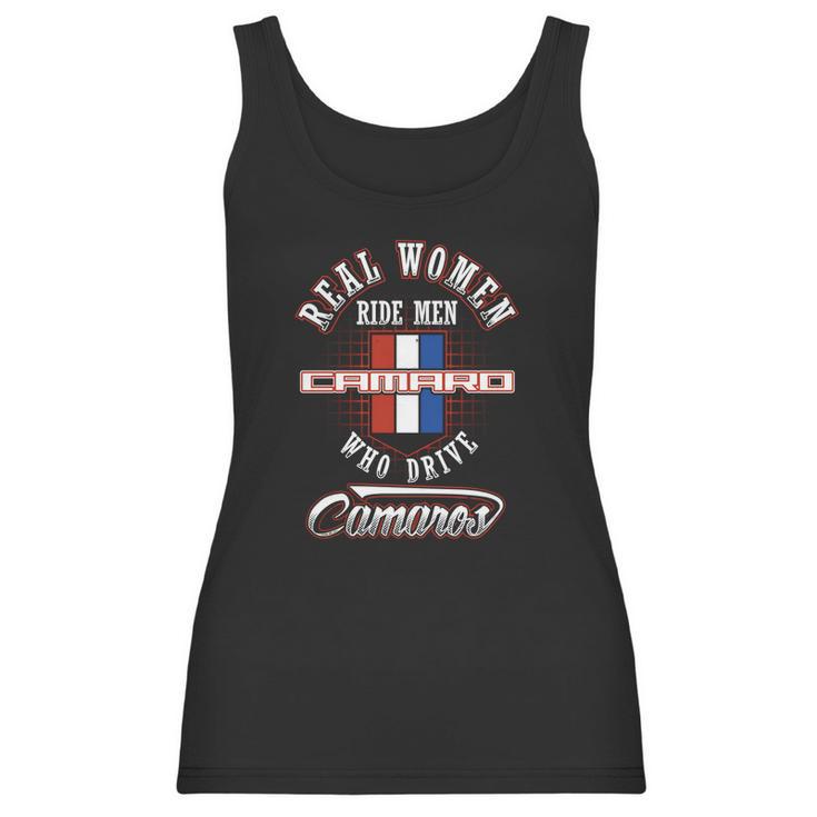 Camaro - Real Women Ride Custom Tee Tshirt Women Tank Top