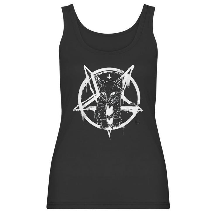 Cat Occult Satanic Lucifer Gift Women Men Women Tank Top