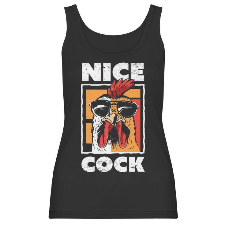 Chicken Farming Funny Nice Cock Women Tank Top