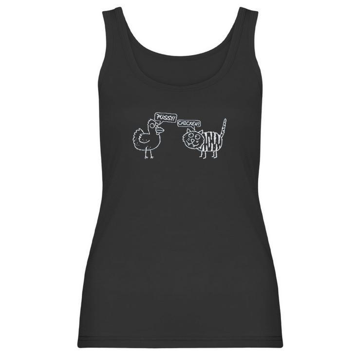 Chicken Pssy Women Tank Top