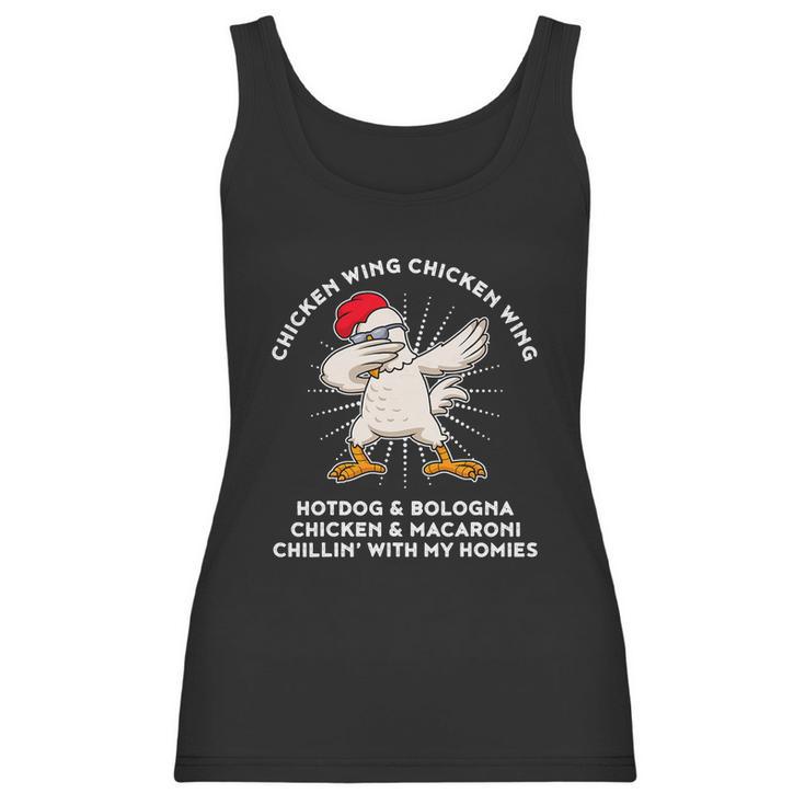 Chicken Wing Chicken Wing Song Lyric Hot Dog Bologna Women Tank Top